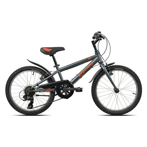 Bicicletta legnano 26l630 grigio e arancio