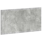 Testiera da Muro EDE Grigio Cemento Legno ingegnerizzato 896098