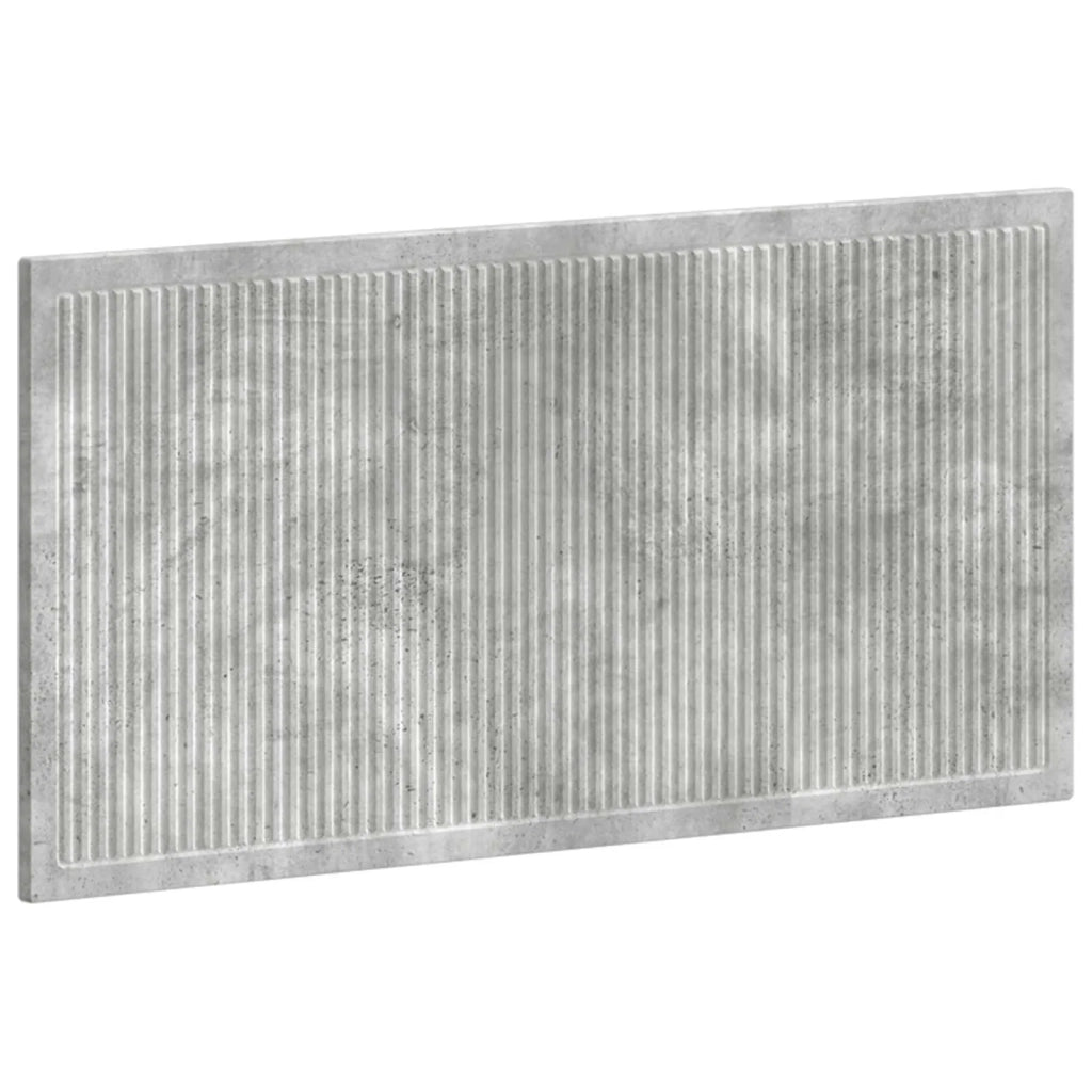 Testiera da Muro EDE Grigio Cemento Legno ingegnerizzato 896098
