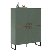 Madia Guerina, Credenza 4 Ripiani, 108x40x144h cm Verde