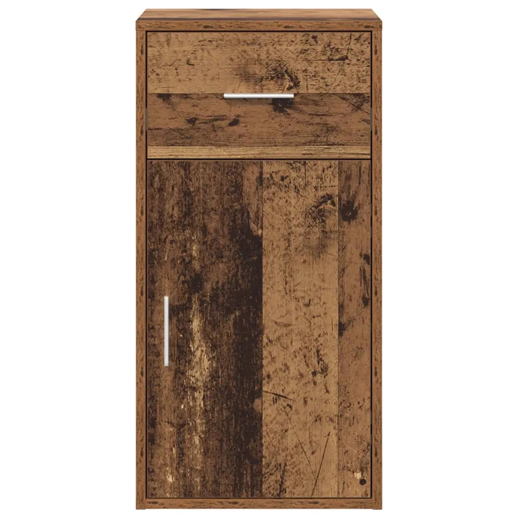 Credenza con cassetto Legno vecchio 38 x 34 x 75 cm 869552