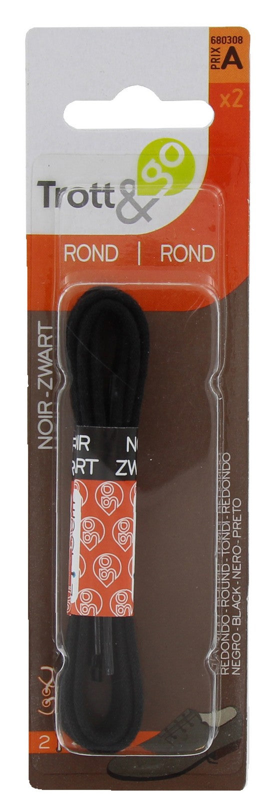 lacci tondi neri cm 45 2 paia cod:ferx.92153