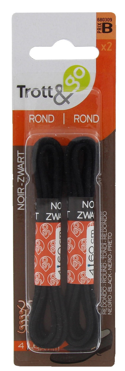 lacci tondi neri cm 60 2 paia cod:ferx.92154