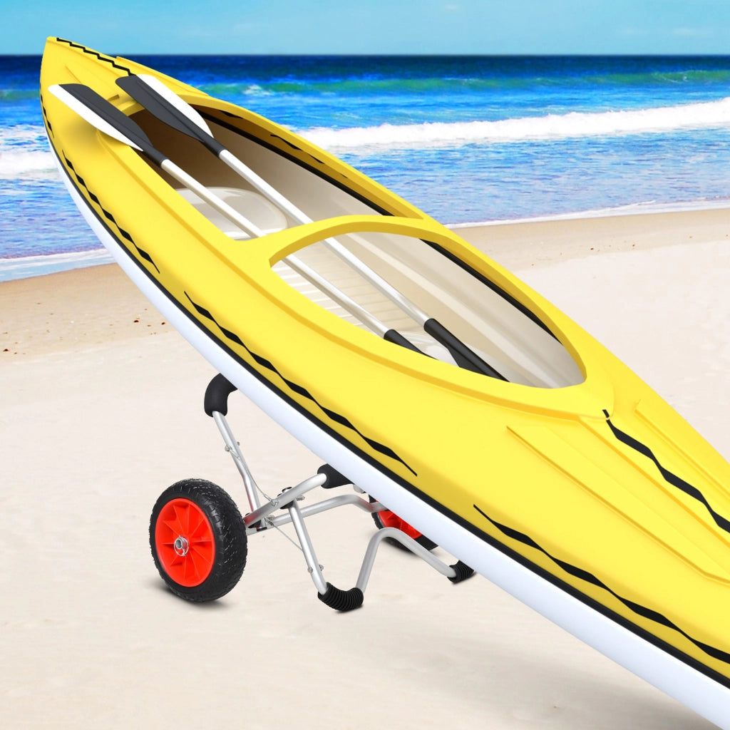 Carrello Folding Pieghevole ¨C Zephmum ¨C Alluminio Argento 75x43x46 cm