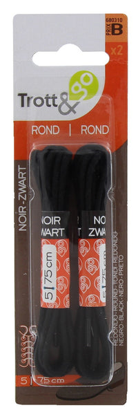 lacci tondi neri cm 75 2 paia cod:ferx.92155