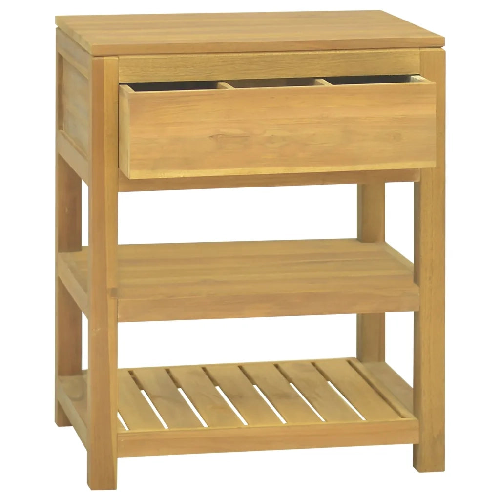 Mobile da Bagno 60x45x75 cm in Legno Massello di Teak 338239