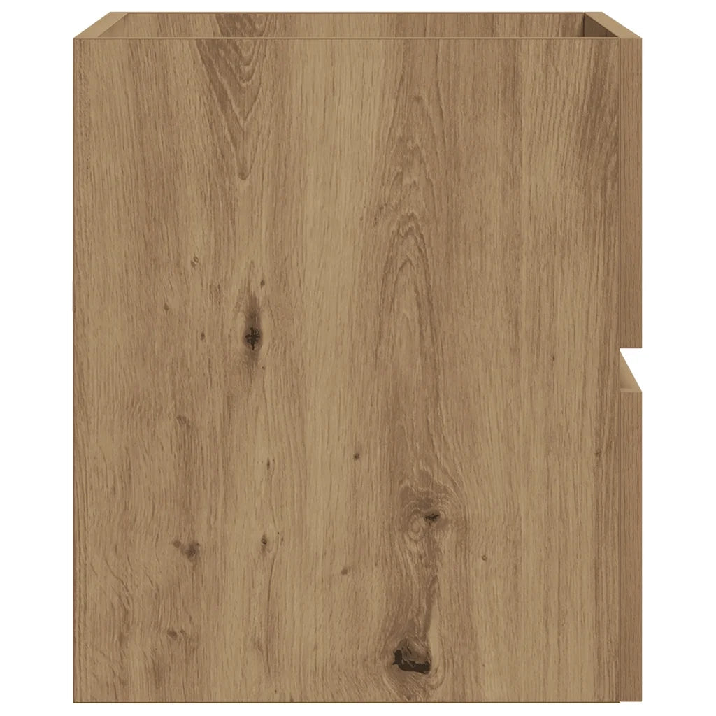 Mobiletto da Bagno Rovere Artigianale 60x38,5x45 cm Truciolato