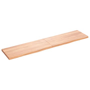 Ripiano Muro Marrone 180x40x(2-4) cm Massello Rovere Trattatocod mxl 71685