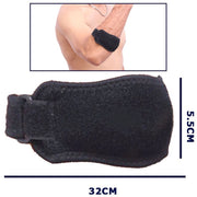Trade Shop - Coppia Protezione Avambraccio Fascia Elastica Per Distorsione Chiusura A Strappo -