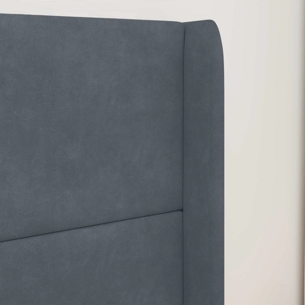 Orecchia della Testata Grigio 80 x 16 x 4 cm Velluto CFW8413410