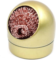 Kit di pulizia accessori luminus completo con spugna a metallo in ottone e filo di pulizia