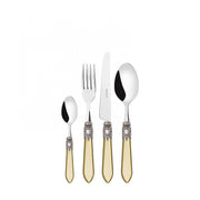 OXFORD Ghiera Argento Anticato, Posate Set 24 pz, Scatola