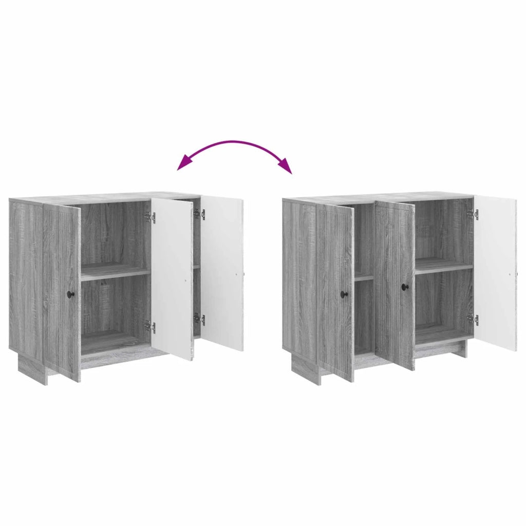 Credenza Grigio Sonoma 89 x 34,5 x 80 cm Legno ingegnerizzato 893961