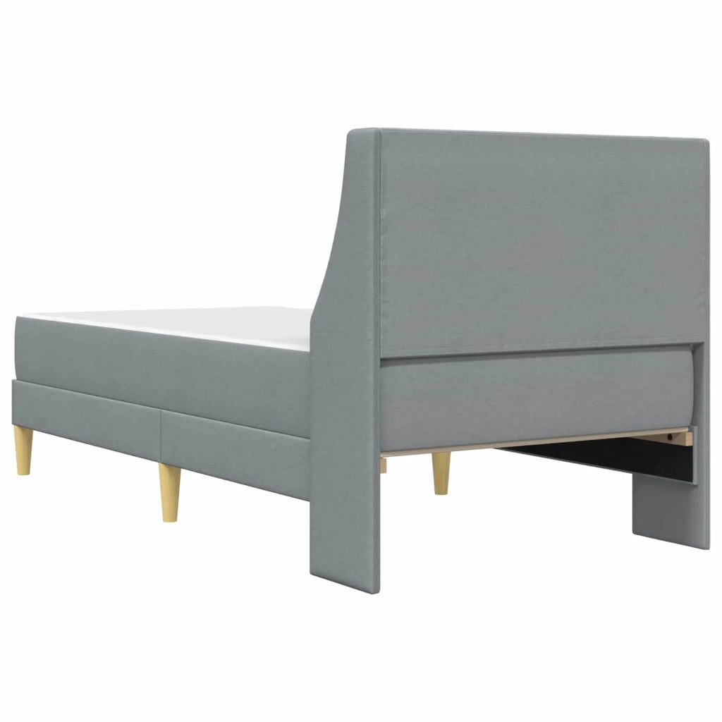 Struttura letto con materasso Grigio chiaro 100 x 200 cm 3414719