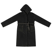 Accappatoio con Cappuccio Nero xl Flanella CFW1876550