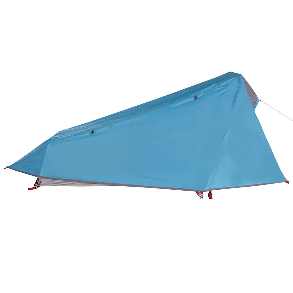 Tenda da Campeggio a Tunnel per 1 Persona Blu Impermeabile 94609
