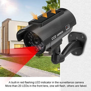 Camera di Sicurezza Solare - Ideale per la Sicurezza a Casa - Impermeabile - Simulazione Antifurto - Adatta per Esterno - 17 x 12 x 7