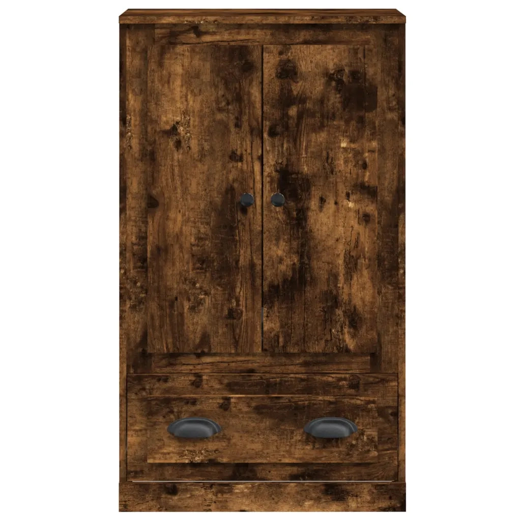 Credenza-Buffet-Armadio da cucina Rovere Fumo 60x35,5x103,5 cm in Legno Multistrato 345805