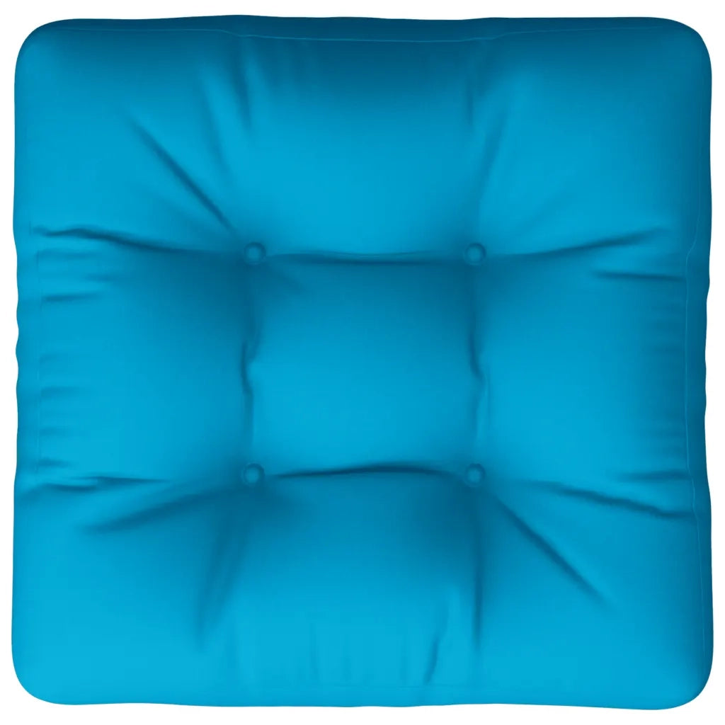 vidaXL Cuscino per Pallet Blu 60x60x12 cm in Tessuto