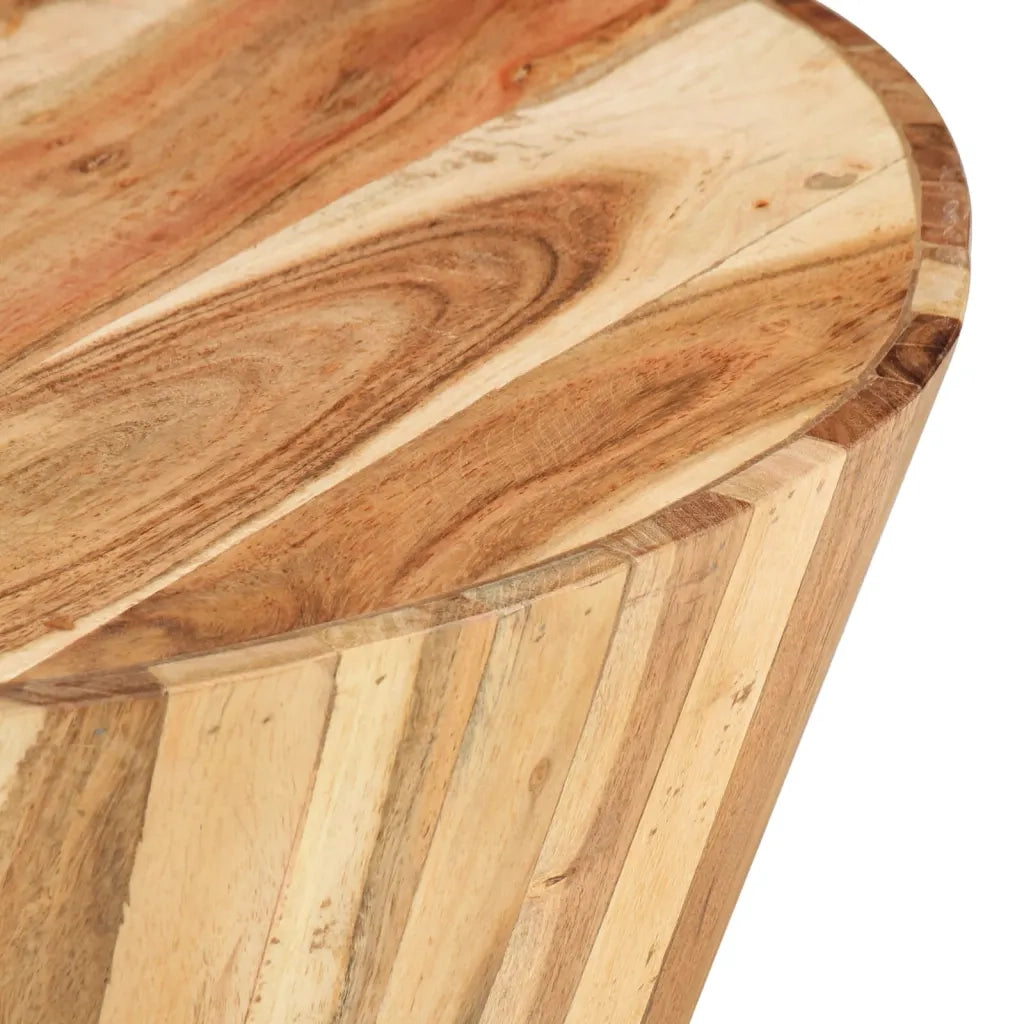 Tavolino da Salotto 65x31 cm in Legno Massello di Acacia cod mxl 63238