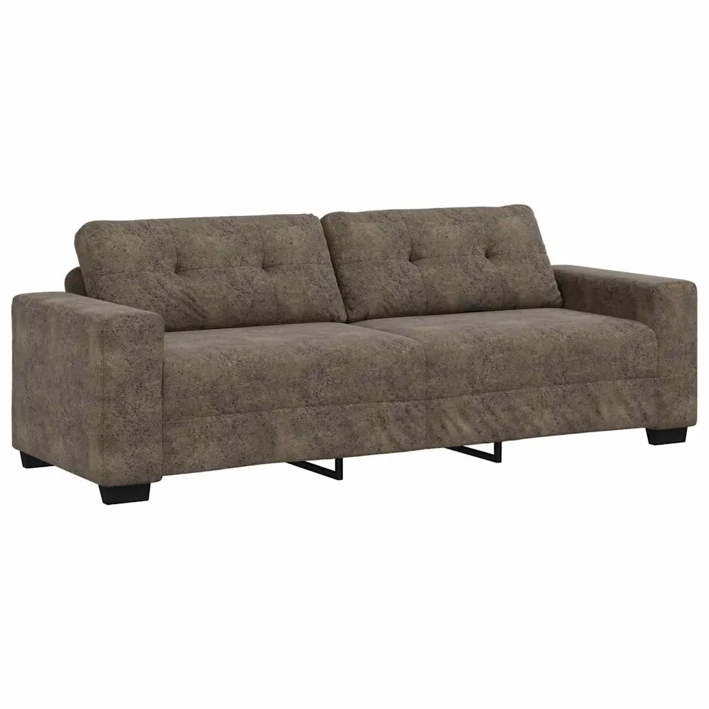 Divano con cuscino Grigio scuro Pelle sintetica 4105145