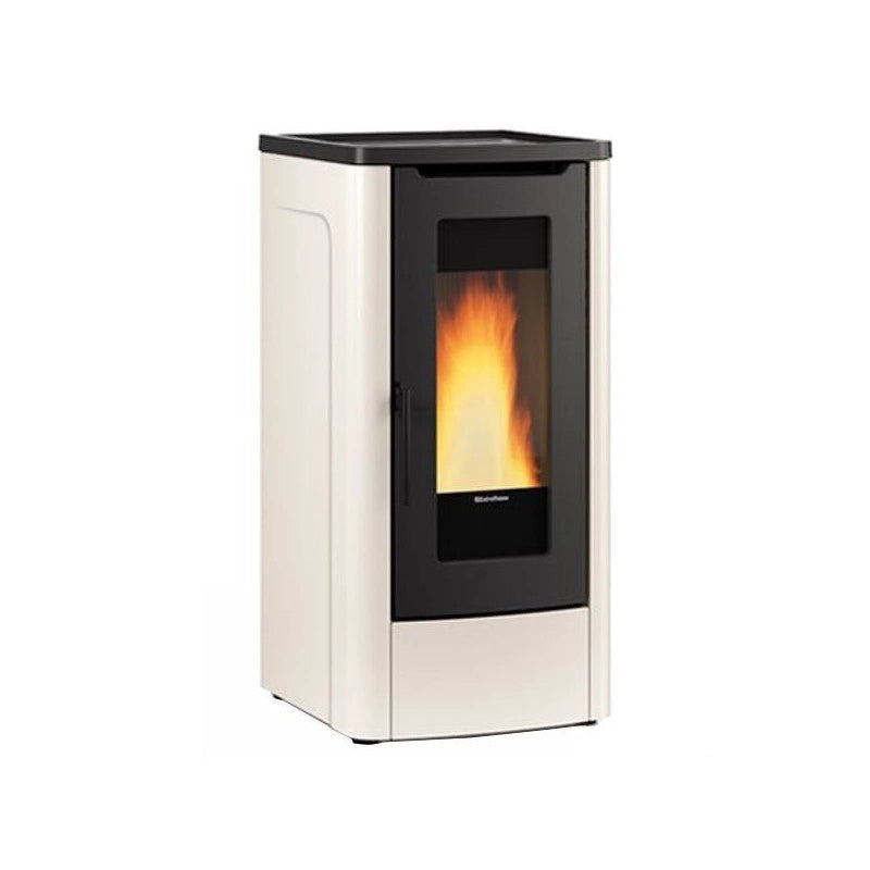 Stufa a pellet – Dahiana 5.0 finitura Avorio 52×60 h108 cm 3,0‑10,0 kW serbatoio 30 kg – Extraflame