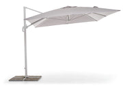 Ombrellone da Giardino Decentrato 3x4m in Alluminio e Poliestere Verso Grigio