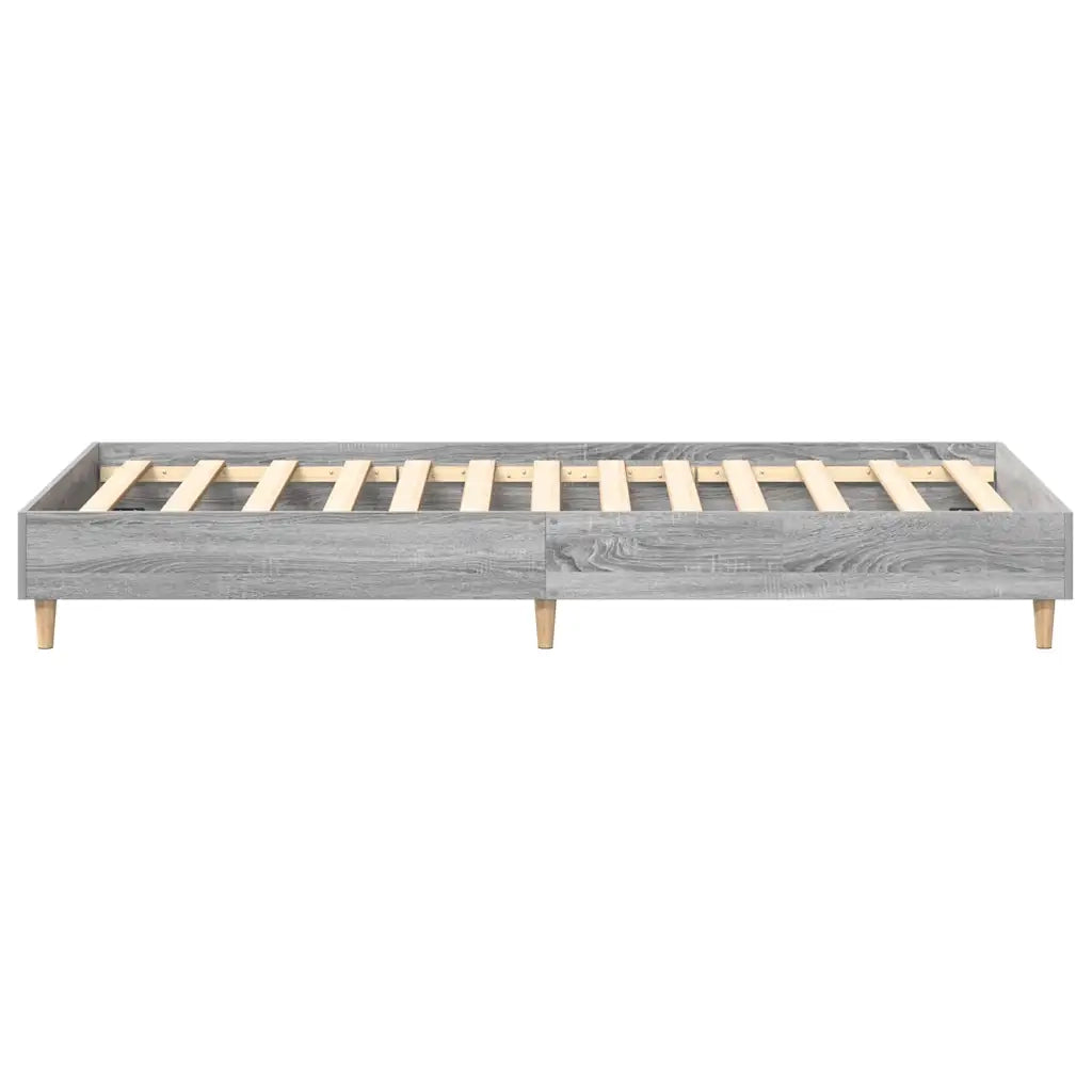 Struttura del letto-Giroletto Grigio Sonoma 203 x 93 x 25 cm