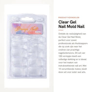 Kit di manicure a forma di unghia - 100 pezzi - unghie complete copertura - sistema a doppia faccia - curva C - estensioni unghia - attrezzatura per manicure