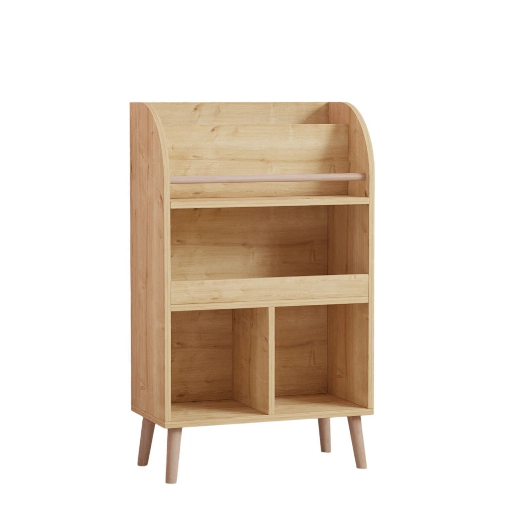 Libreria in legno "Minola" - 60 x 30 x 102 cm - Beige