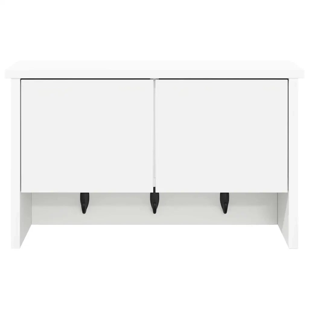 Appendiabiti a muro Bianco 50 x 20 x 30 cm Legno multistrato CFW6445580