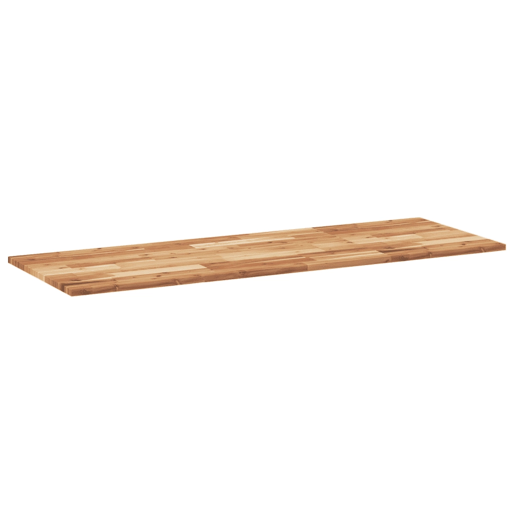 vidaXL Piano da Bagno Finitura a Olio 140x50x2 cm in Legno di Acacia