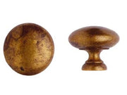 POMOLI PER MOBILI MOD.24228 IN OTTONE ANTICATO- - ø mm.20 - 5 pezzi METALSTYLE