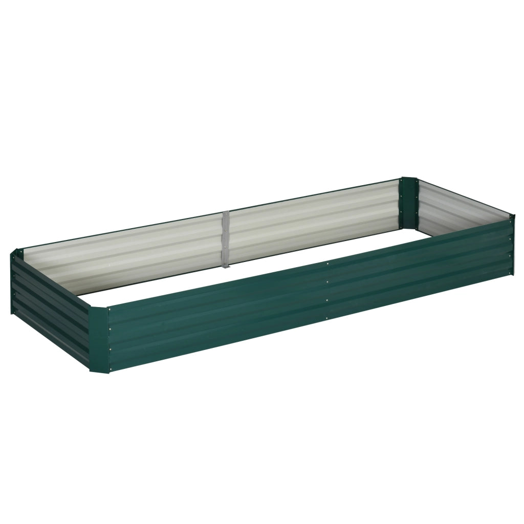 Vaso da giardino rettangolare ¨C zephmum ¨C verde scuro 241x90x30 cm