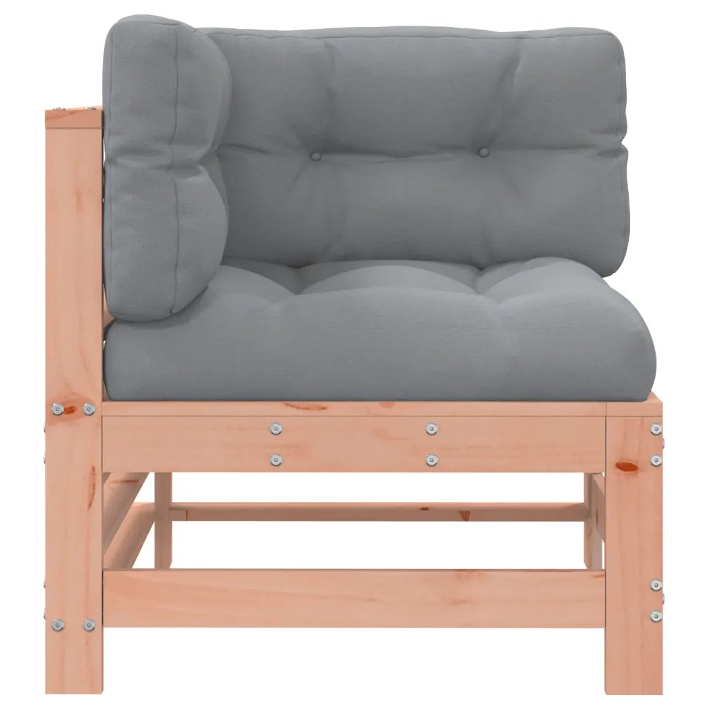 Divano Angolare con Cuscini-Sofa con Cuscini in Legno Massello di Douglas 513917