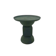 Tavolino Ø 40,5x41,5 cm Alka in Acciaio Verde