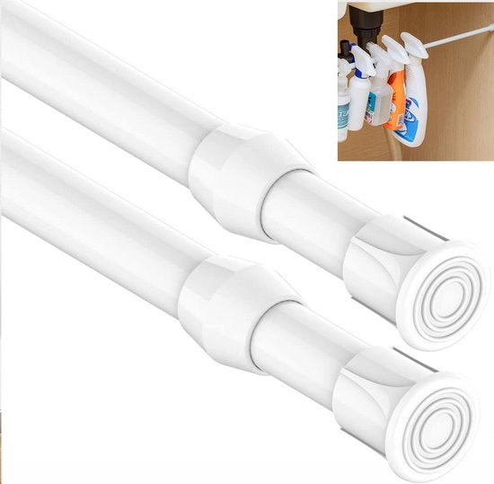 Tendeo Corda senza Fori - Tendeo Rete Estensibile - Per Porte da 40-70 Cm - 1 Pezzo - Bianco