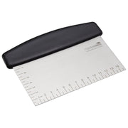 Trade Shop - Tagliapasta Pizza Raschietto Spatola Rettangolare In Acciaio Inox Con Righello -