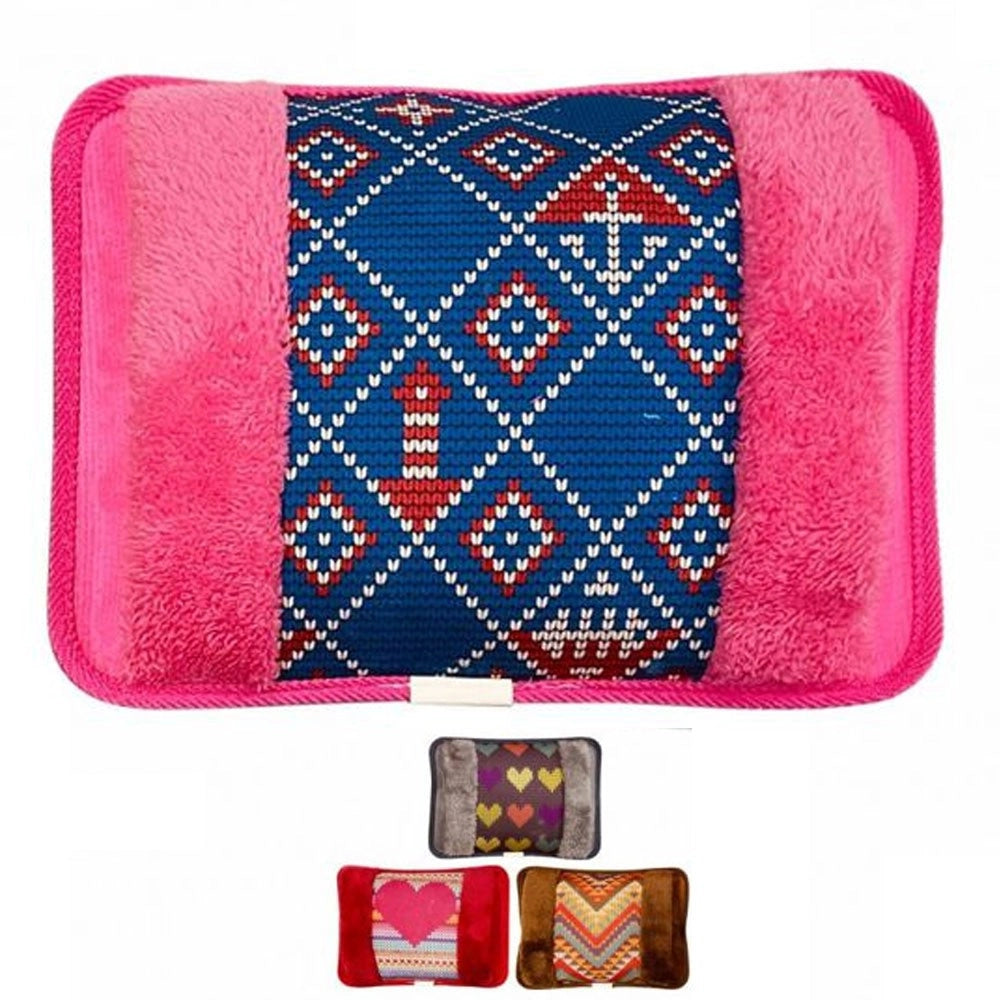 Trade Shop - Borsa Acqua Calda Elettrica Amore Con Tasca Scalda Mani Vari Colori Fantasie -