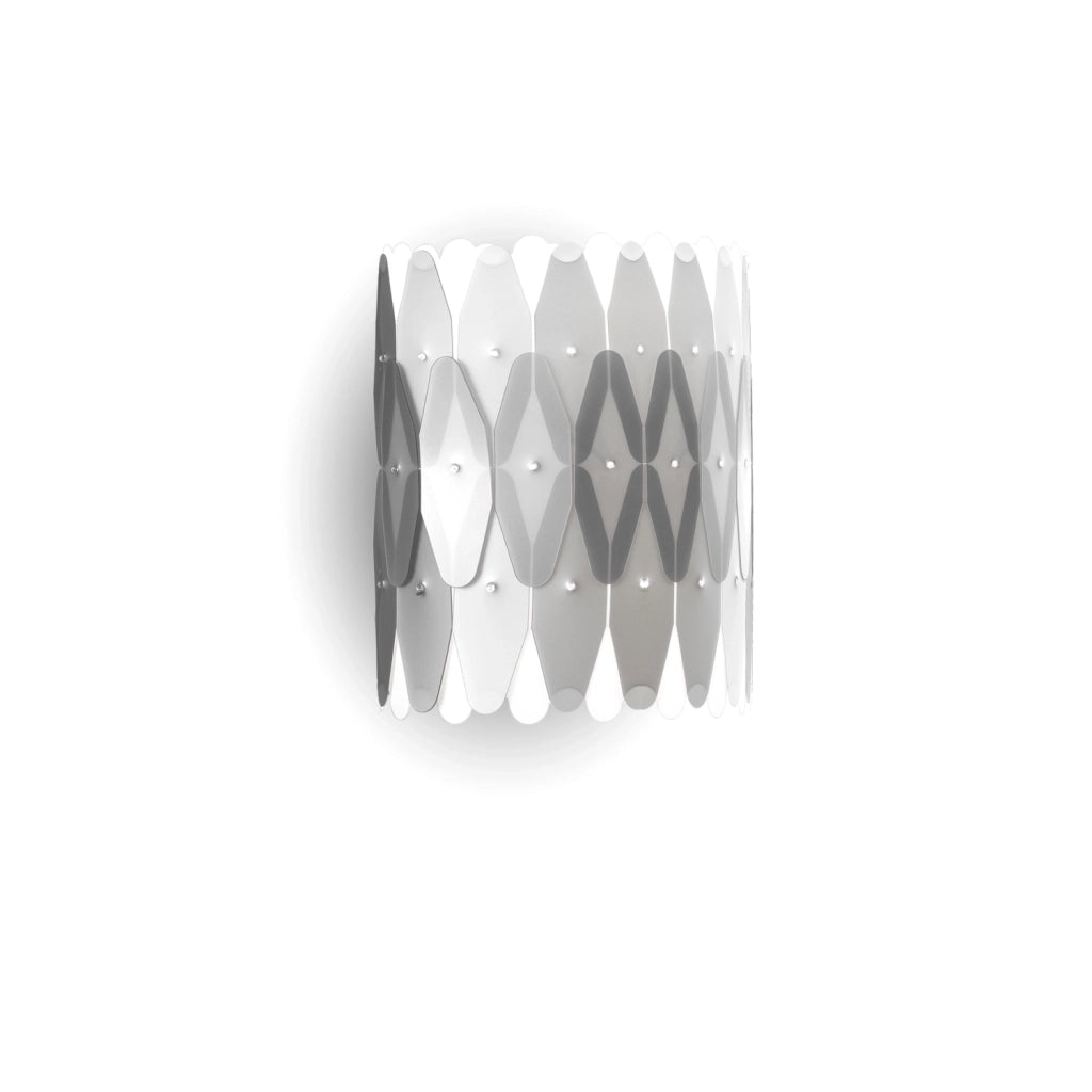 Applique Moderna Amanda Polilux ® Argento 1 Luce E27