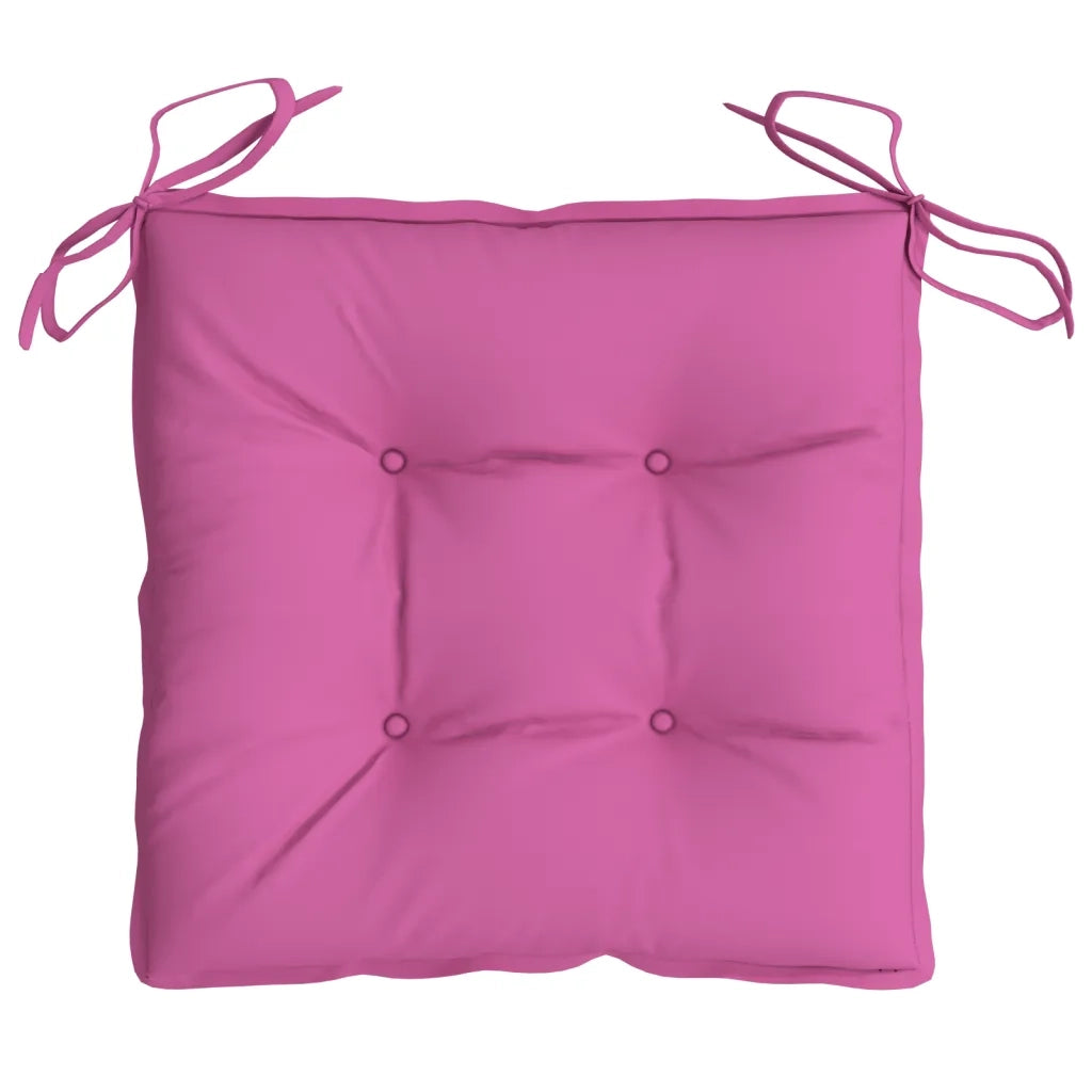 Cuscini per Sedia 2 pz | Cuscini per sedie Rosa 40x40x7 cm Tessuto