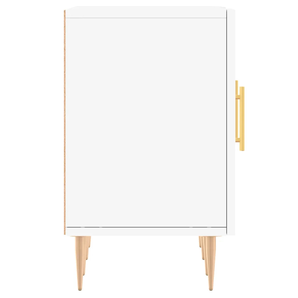Mobile Porta TV Bianco 150x30x50 cm in Legno Multistrato 829084
