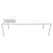 Tavolo Alluminio Alluingabile Dublin Grigio Cm 180/240x100/75