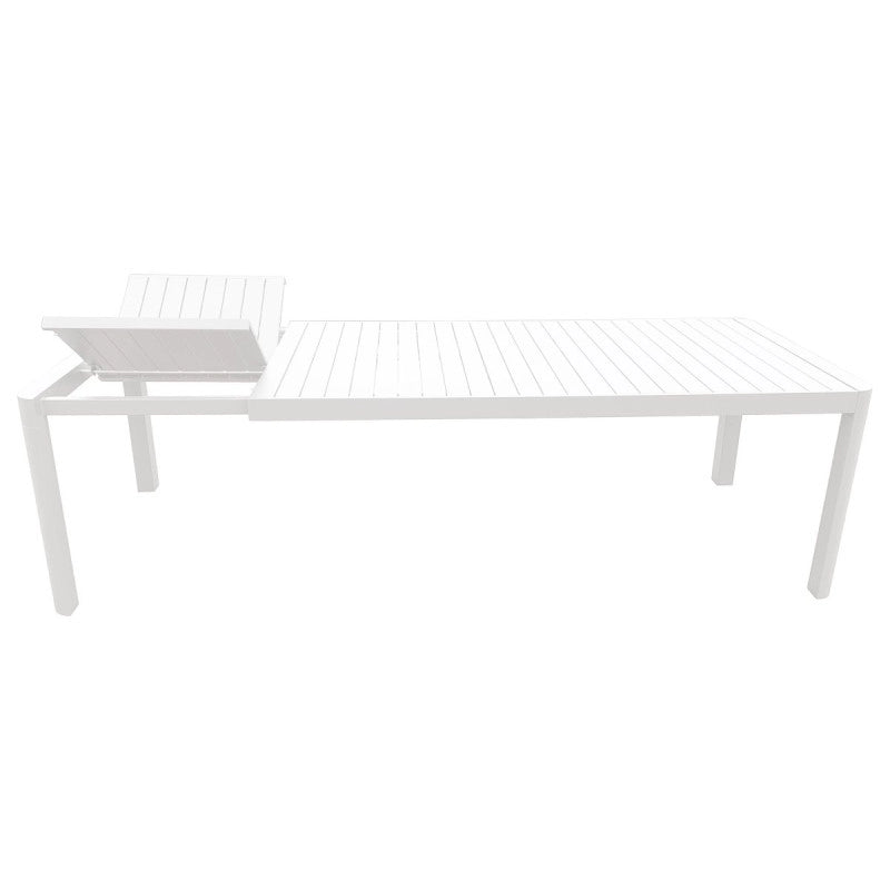 Tavolo Alluminio Alluingabile Dublin Grigio Cm 180/240x100/75