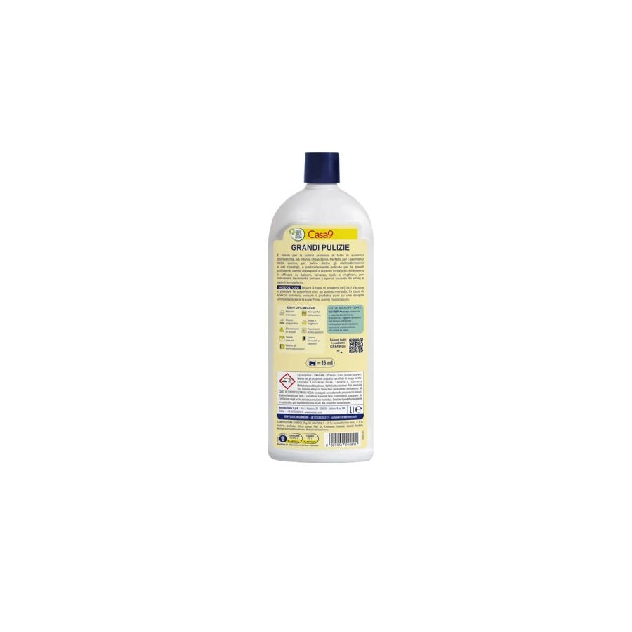 DETERGENTE CONCENTRATO PER GRANDI PULIZIE CASA9 DI NUNCAS