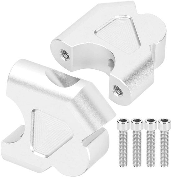 Altezza Sterzo Adattatore CNC in Lega di Alluminio - Altezza Sterzo - Adattatore di Montaggio - Adatto per R1200GS/R1250GS - Resistente alla Corrosione - Posizione di Guida Comoda