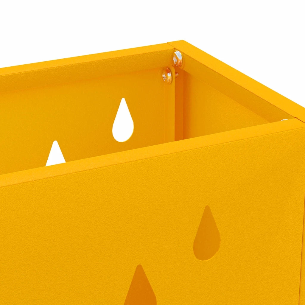 Supporto per Ombrellone giallo senape 28 x 12 x 41 cm Acciaio CFW3469697