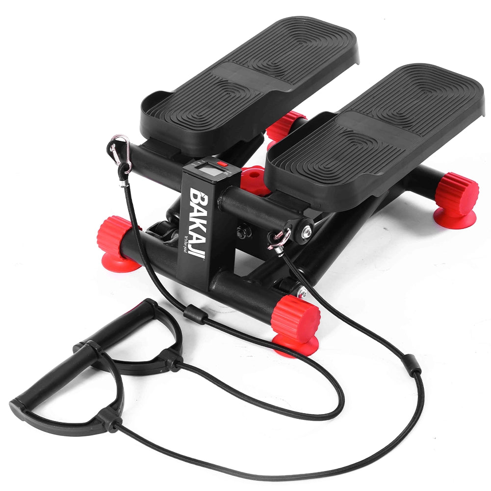 Stepper Multifunzione 3in1 con Pedali Antiscivolo e Bande di Resistenza Fitness