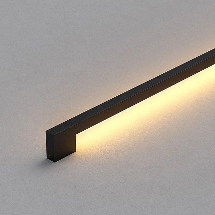 Applique Da Parete Led Lhj065-w 120cm Black