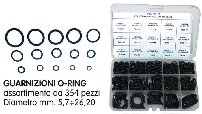 cassetta o-ring mista pz.354 cod:ferx.9222